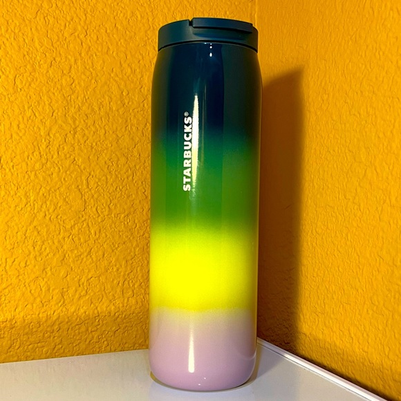 Starbucks Other - STARBUCKS Spring 2023 Purple Green Ombre Stainless Vacuum Insulated Tumbler 16oz